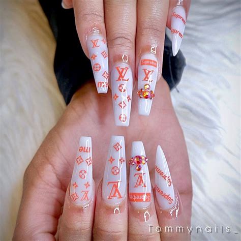 louis vuitton nail ideas|louis vuitton nail foil patterns.